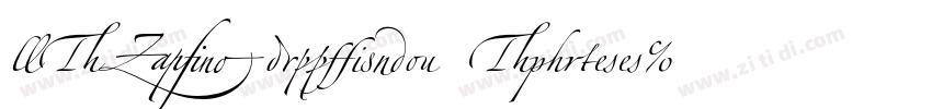 LTZapfino Three字体转换